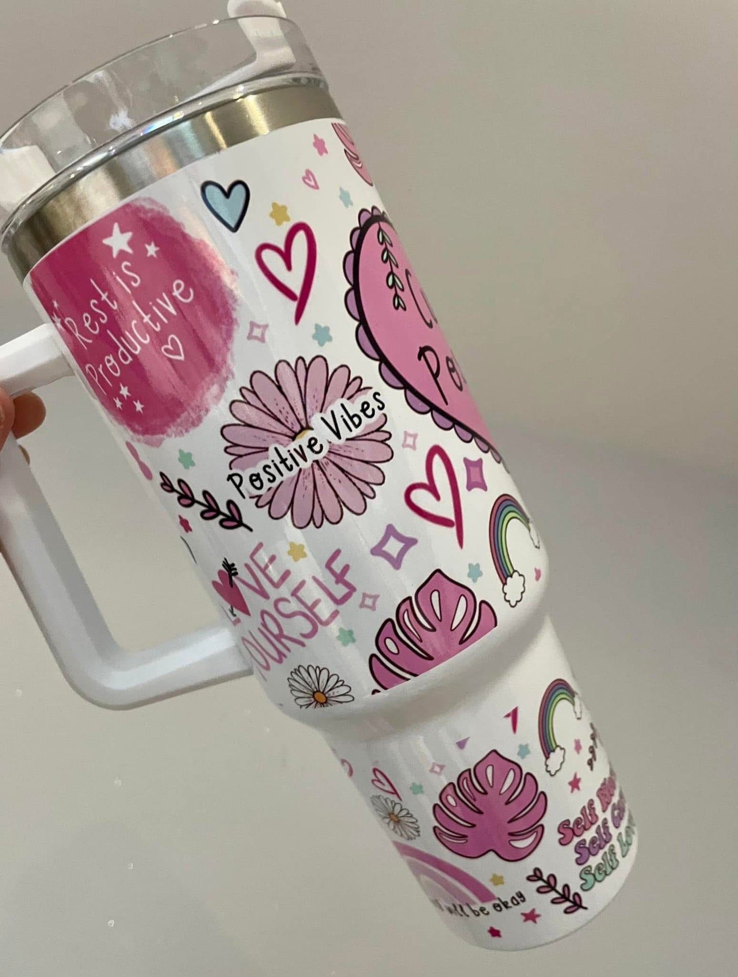 40oz Cup Of Positivity tumbler