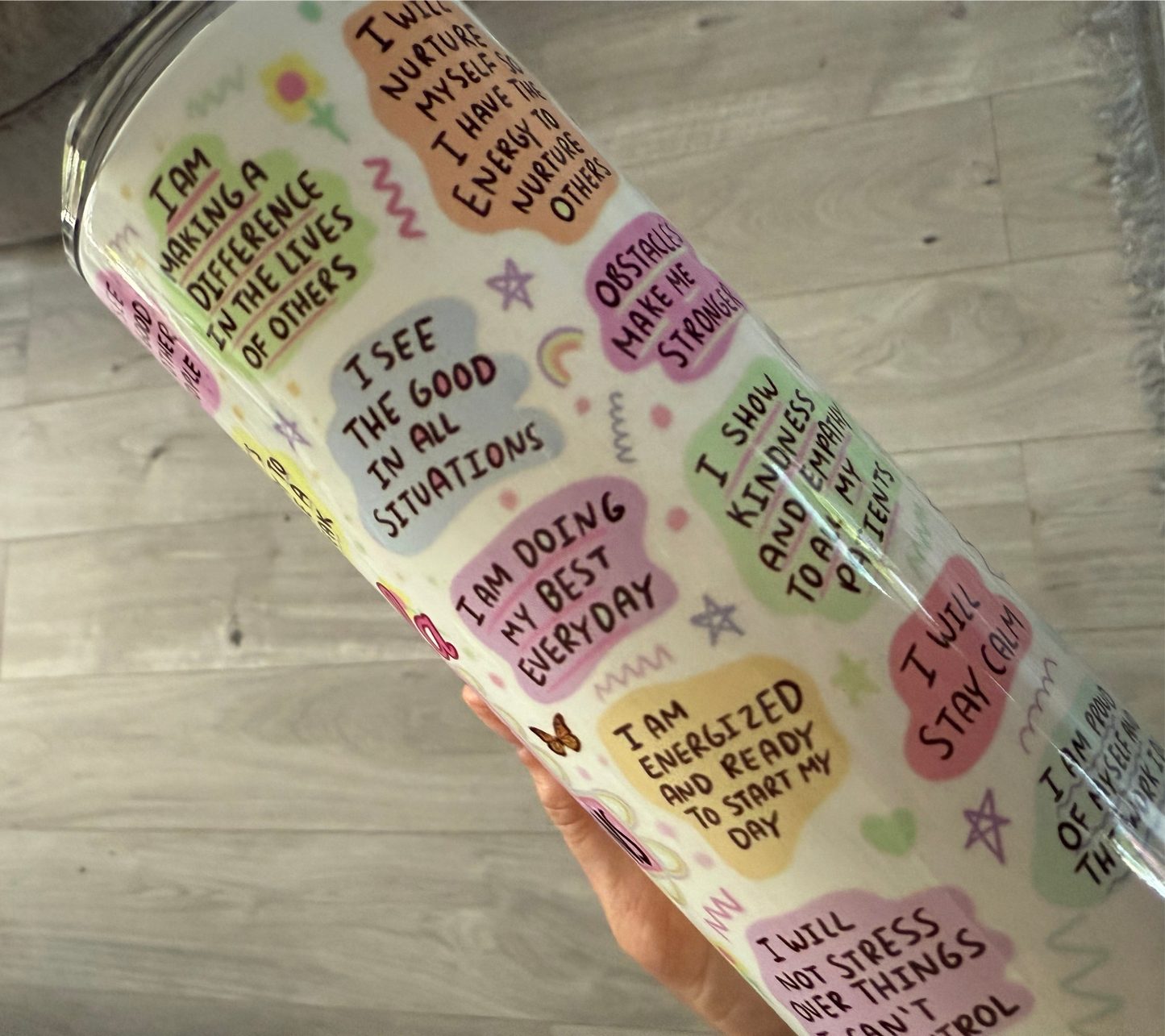 Nurse affirmations 20oz tumbler