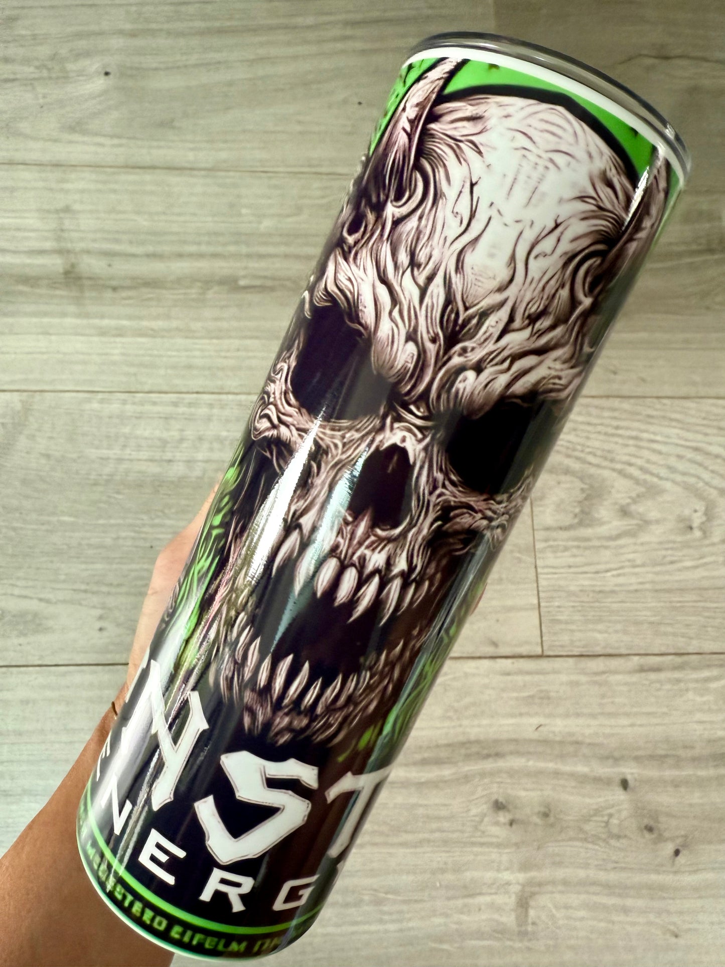 Monster energy theme style 20oz tumbler straight