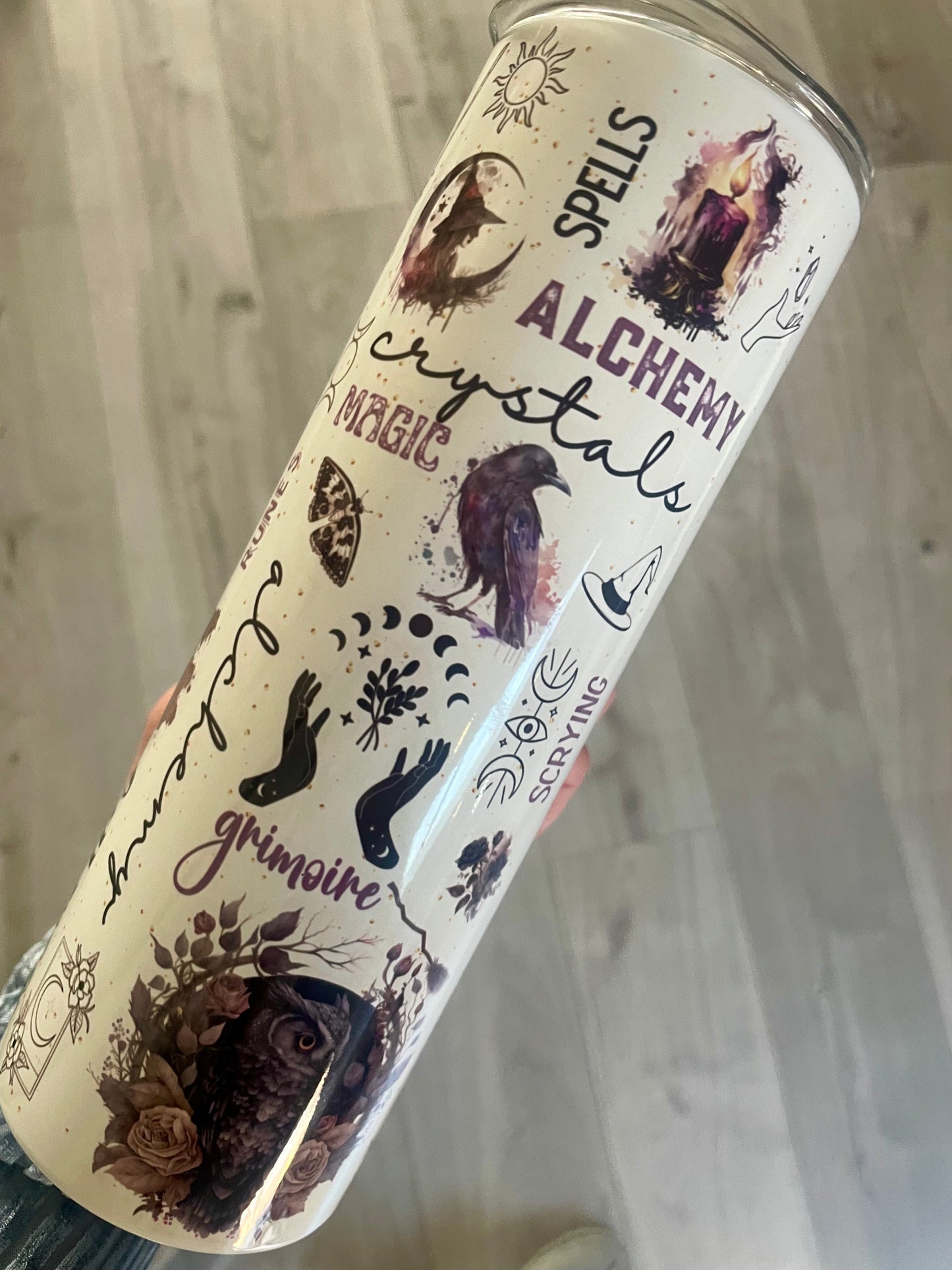 20oz straight tumbler; witch gift