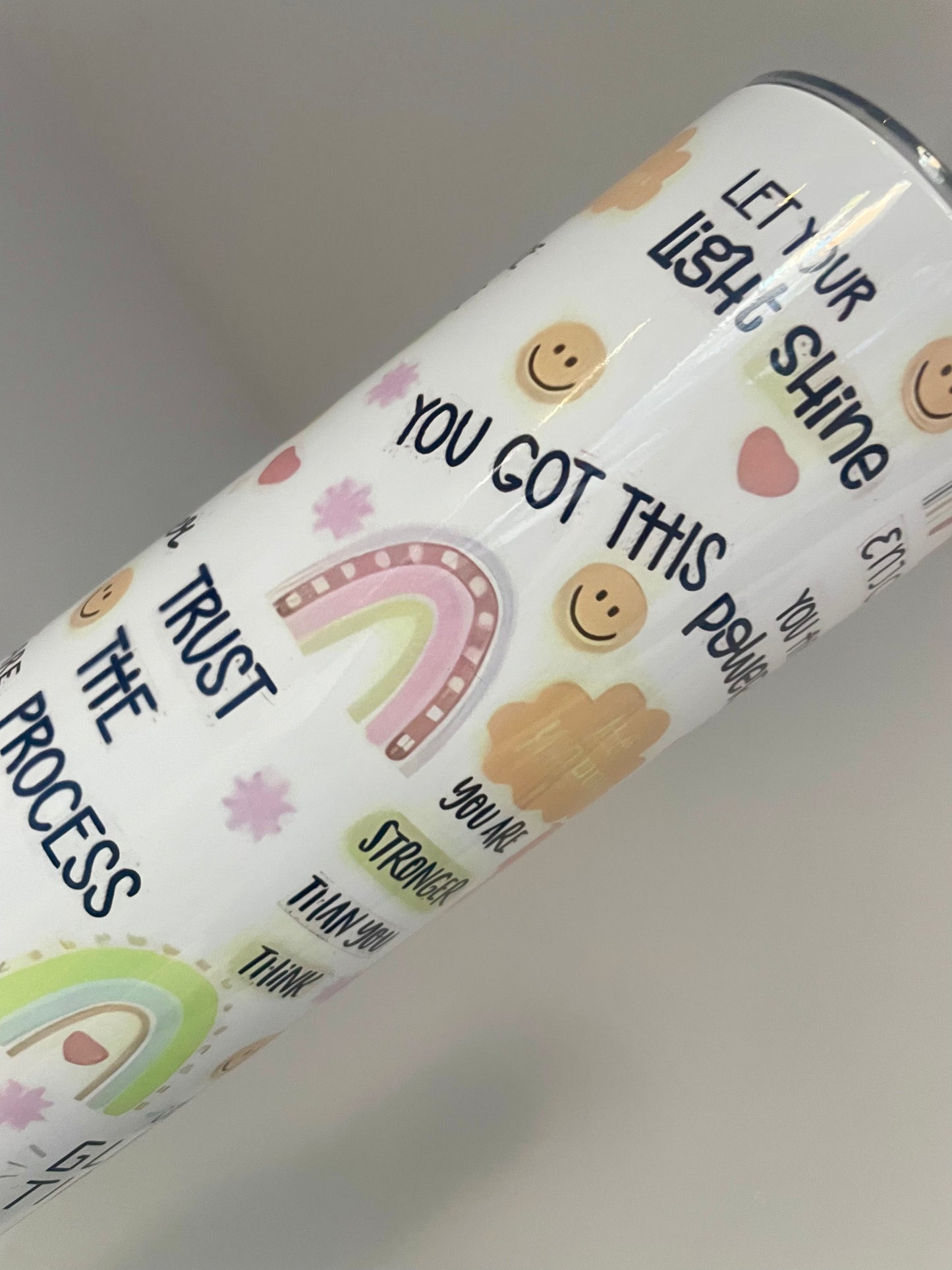 The positive mindset cup 20z tumbler