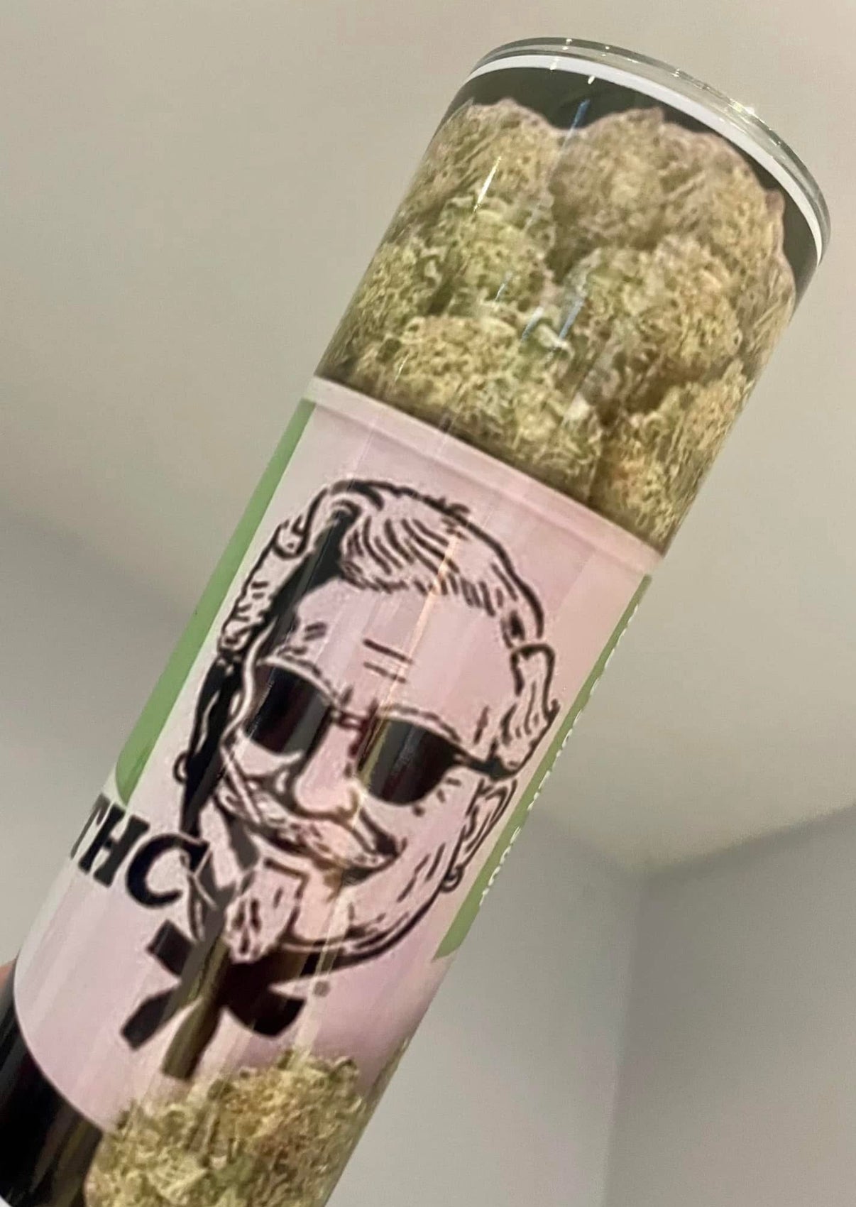 420 20oz tumbler with lid and straw straight