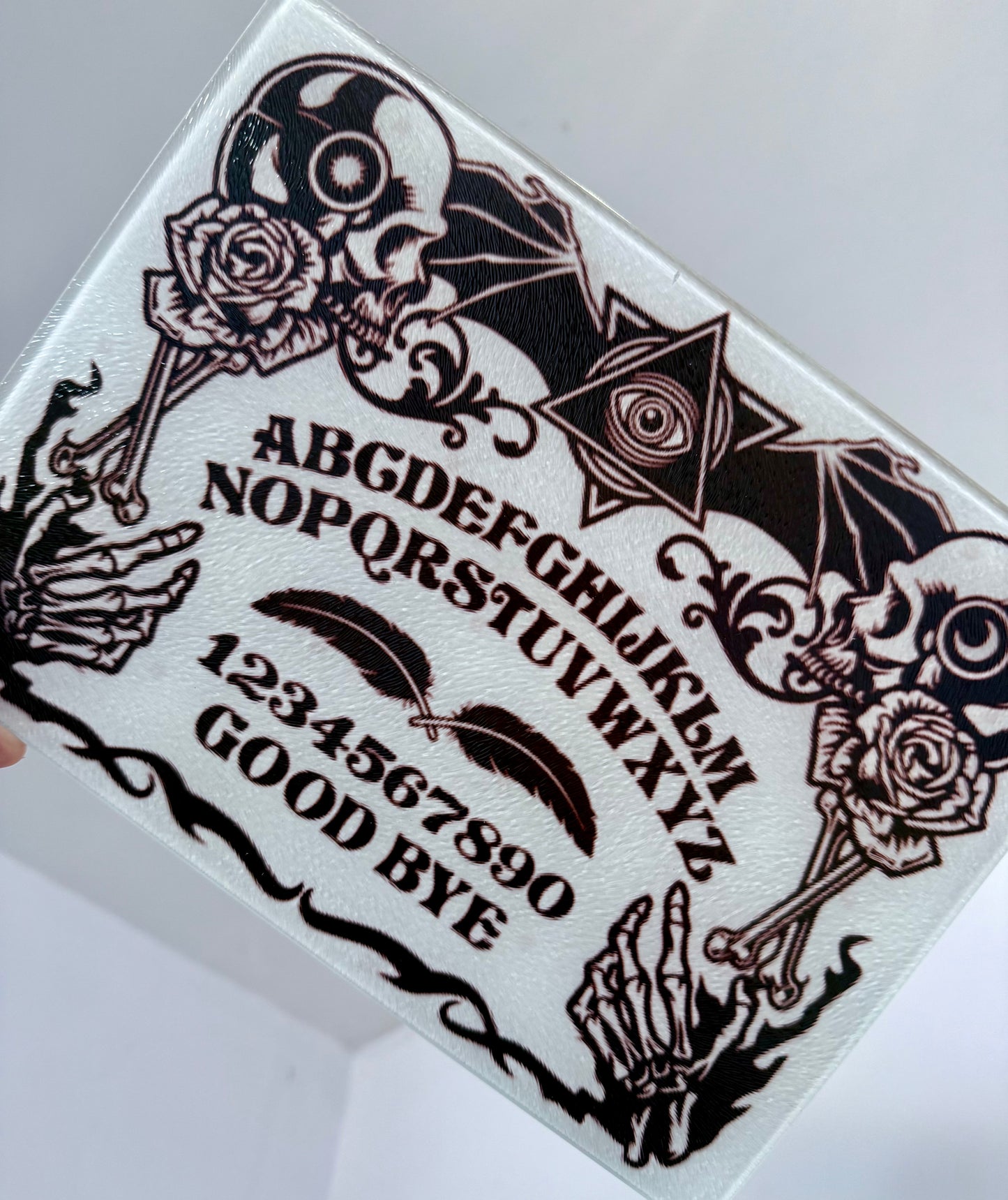 Ouija board Funny Novelty Chopping Board 28cm Wide - Kitchen Accessory