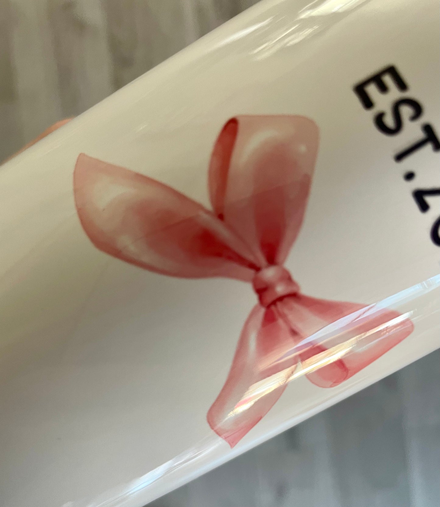 Mum Est 'year’ 20oz tumbler Mother’s Day straight