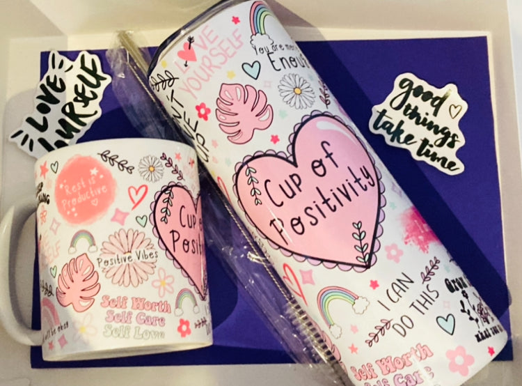 Cup of positivity set -Self love