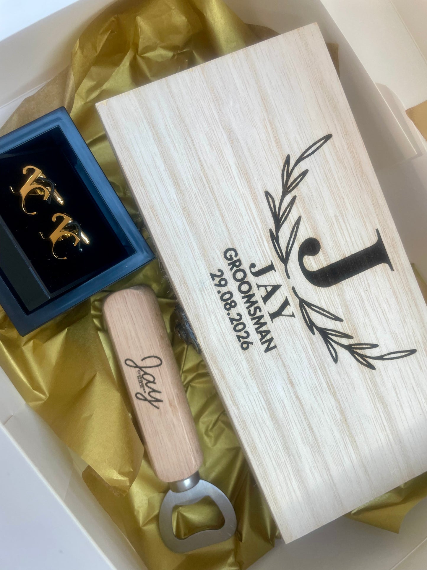 Best Man/ Groomsman/ father of the bride/groom etc gift boxes