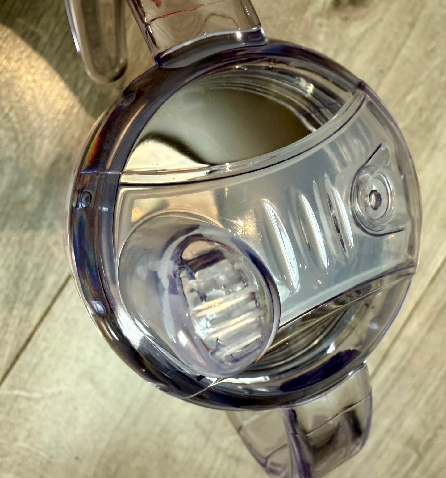 Sippy cup/ Mini tumbler with two lids, cute character