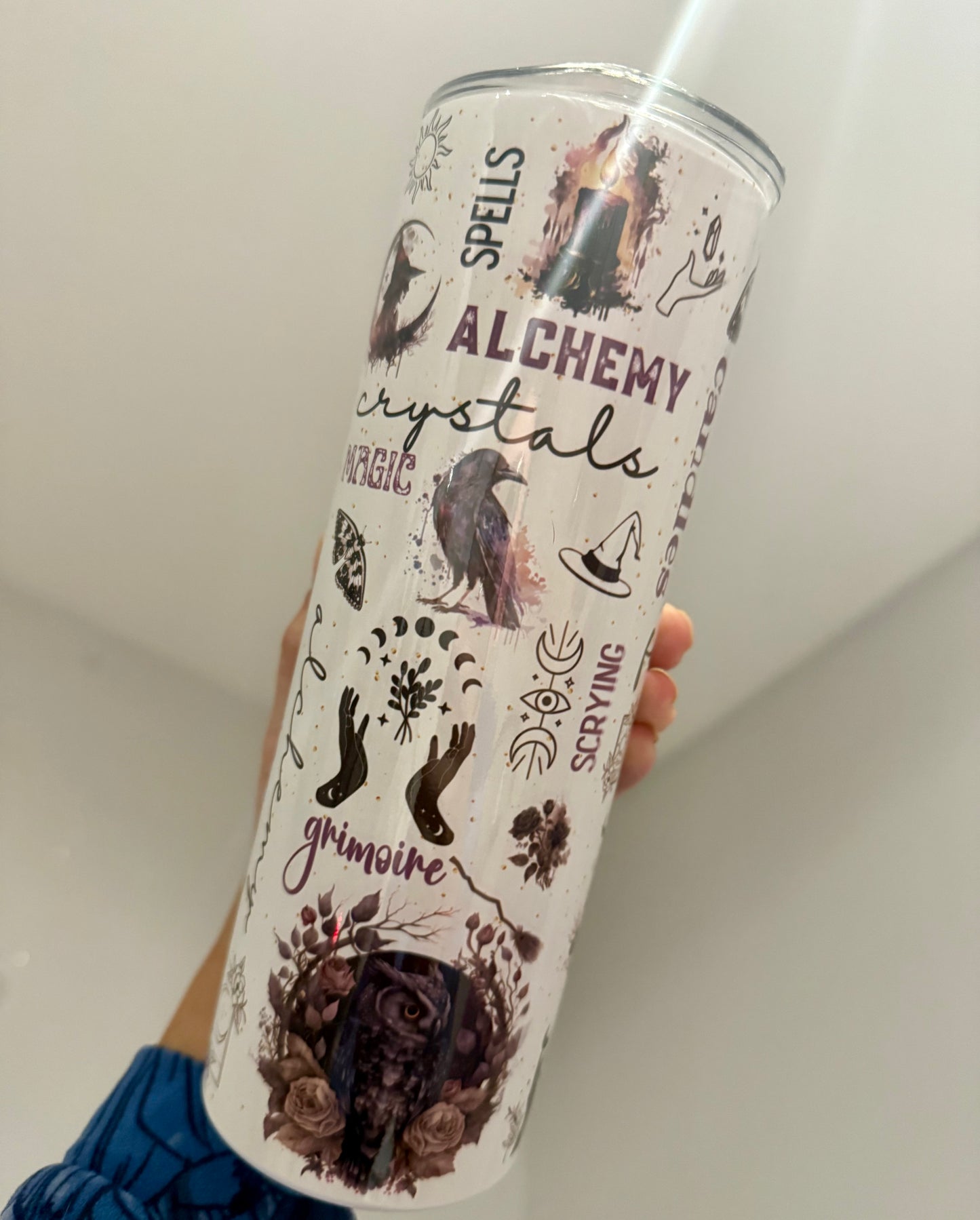 20oz straight tumbler; witch gift