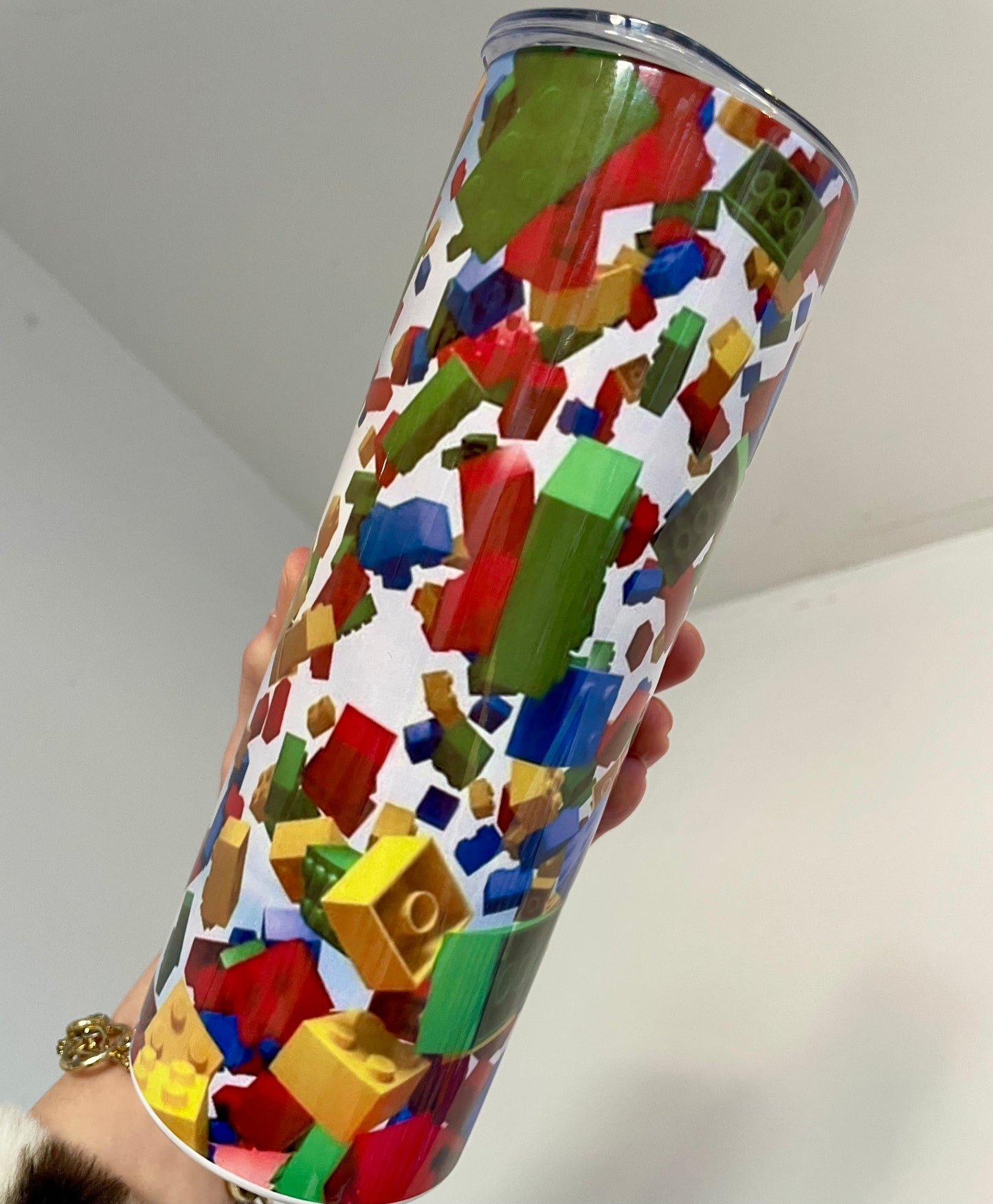 Blocks 20oz tumbler, straight children’s