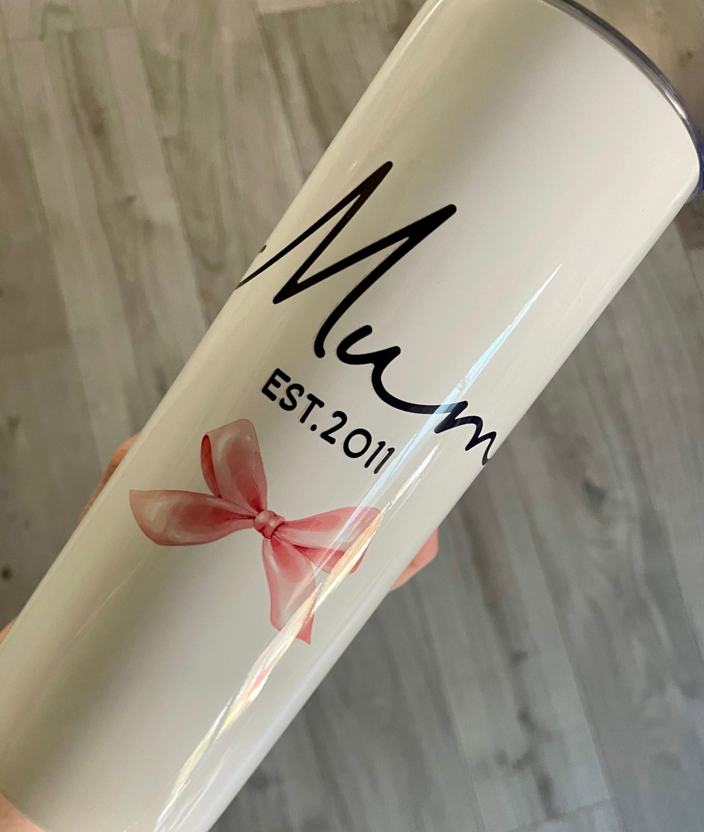 Mum Est 'year’ 20oz tumbler Mother’s Day straight