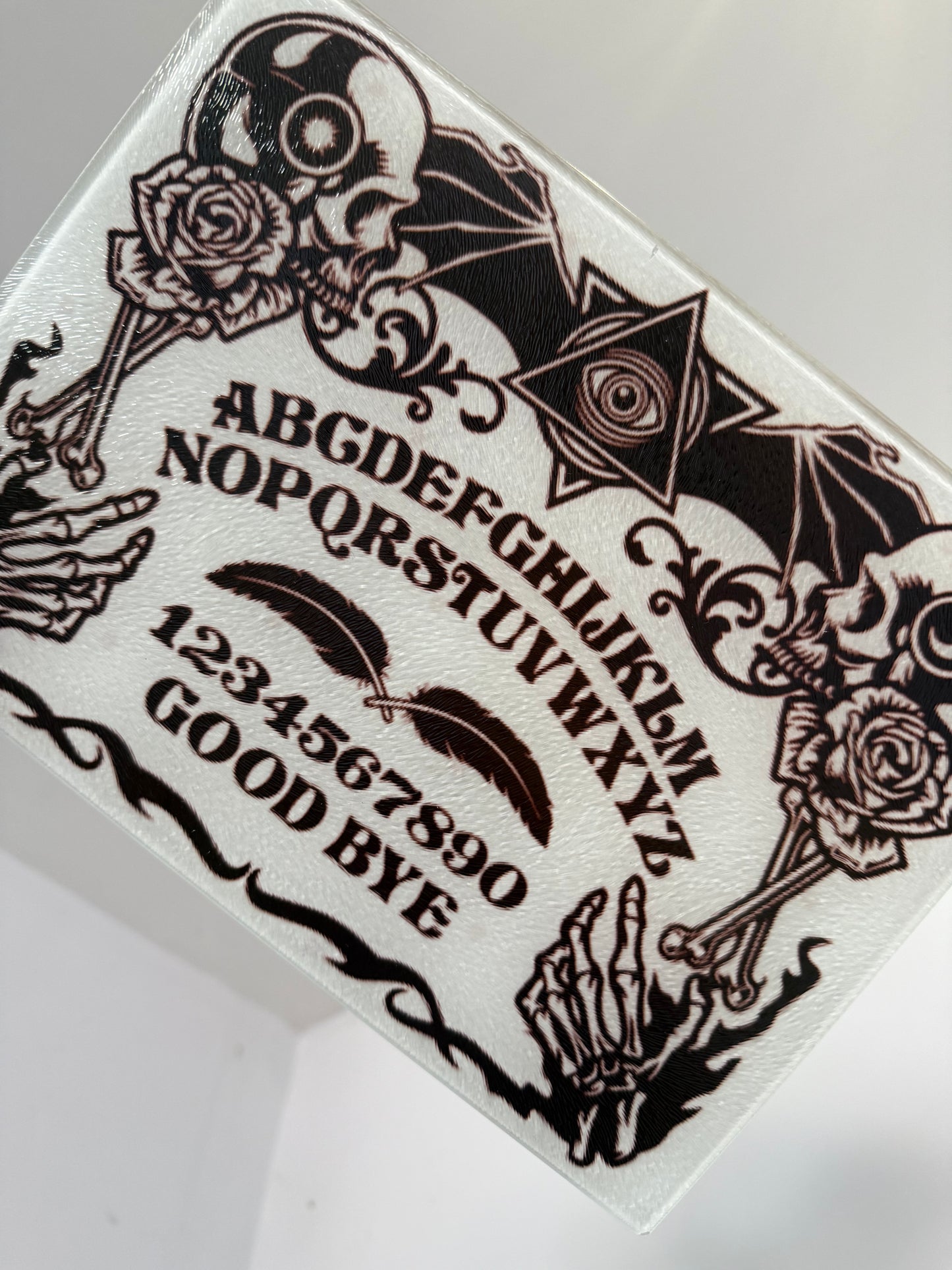 Ouija board Funny Novelty Chopping Board 28cm Wide - Kitchen Accessory
