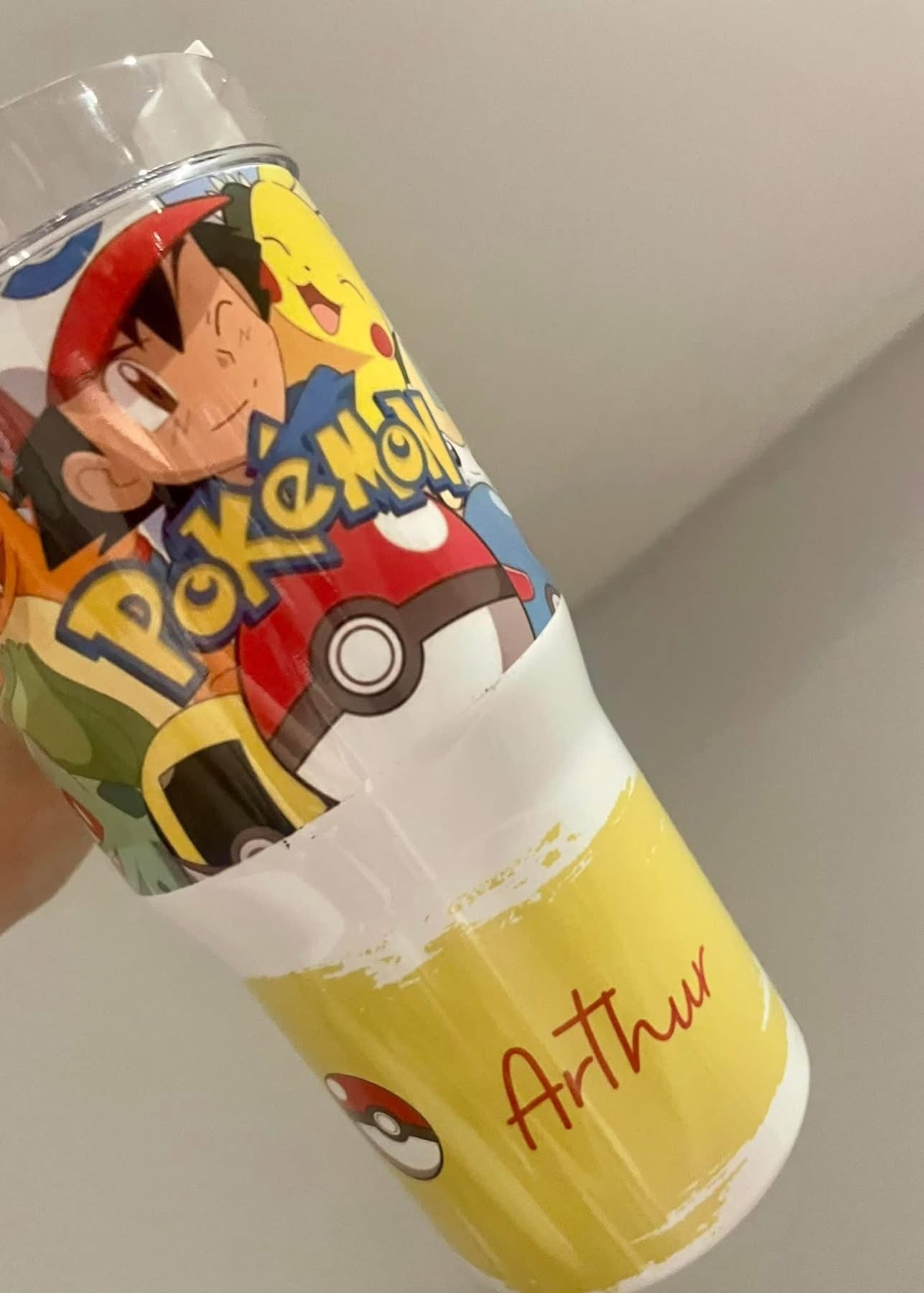 Personalised 20oz tumbler with handle