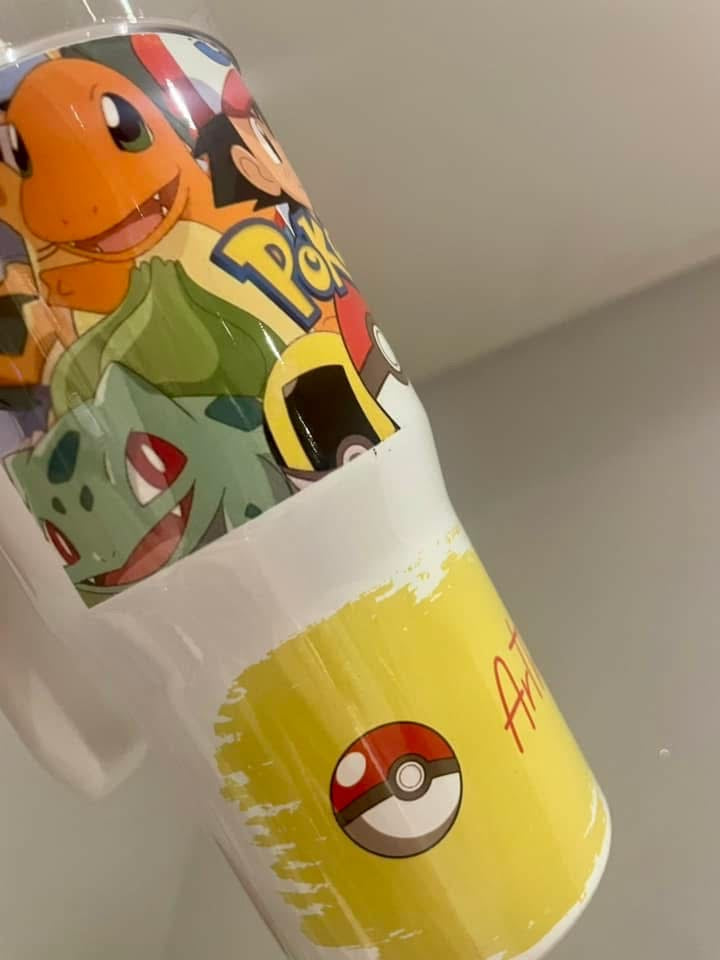 Personalised 20oz tumbler with handle