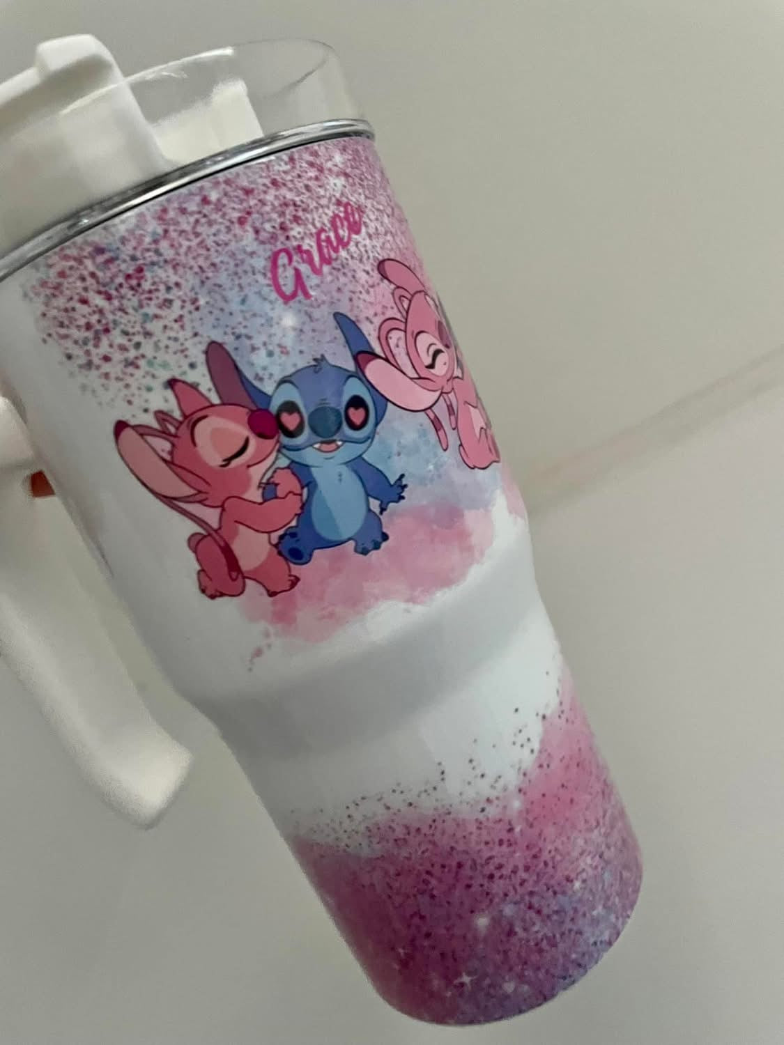 Personalised 20oz tumbler with handle