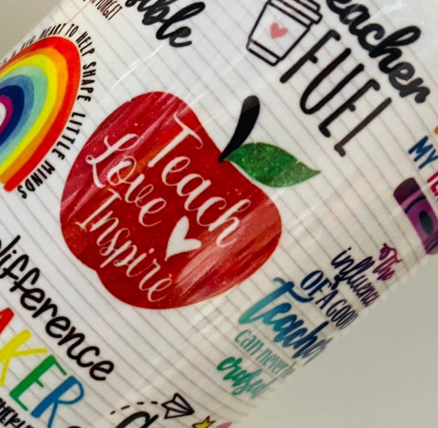 Teacher fuel personalised mug