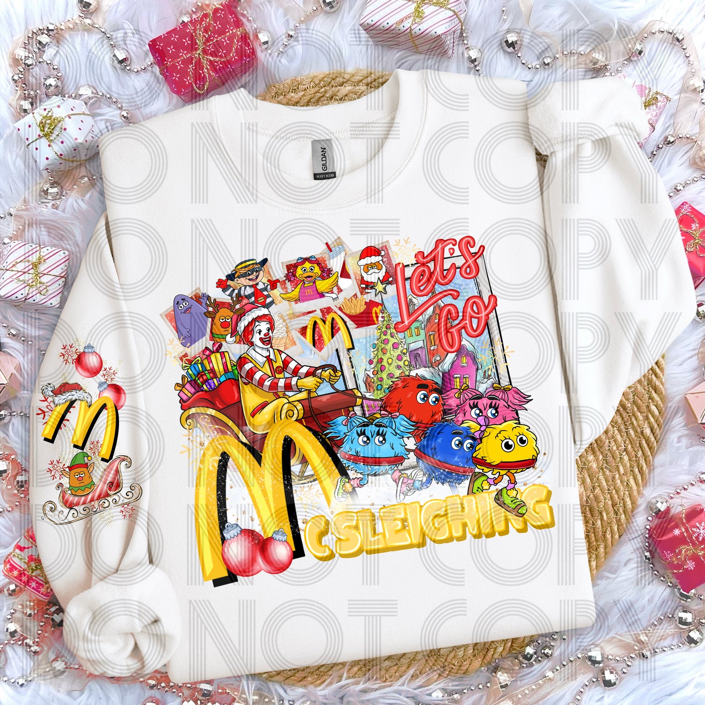 Christmas Mc D Jumper children’s White children’s
