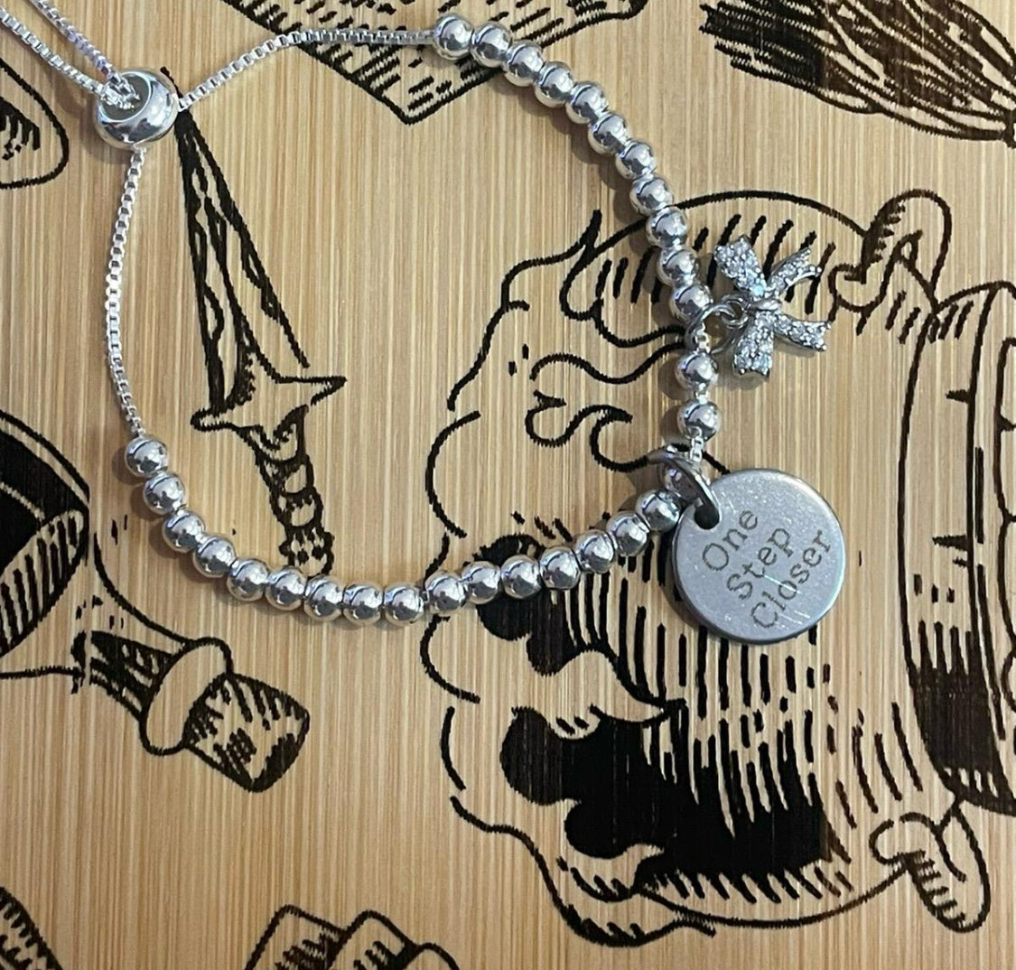 'One step closer’ adjustable bracelet, jewelry