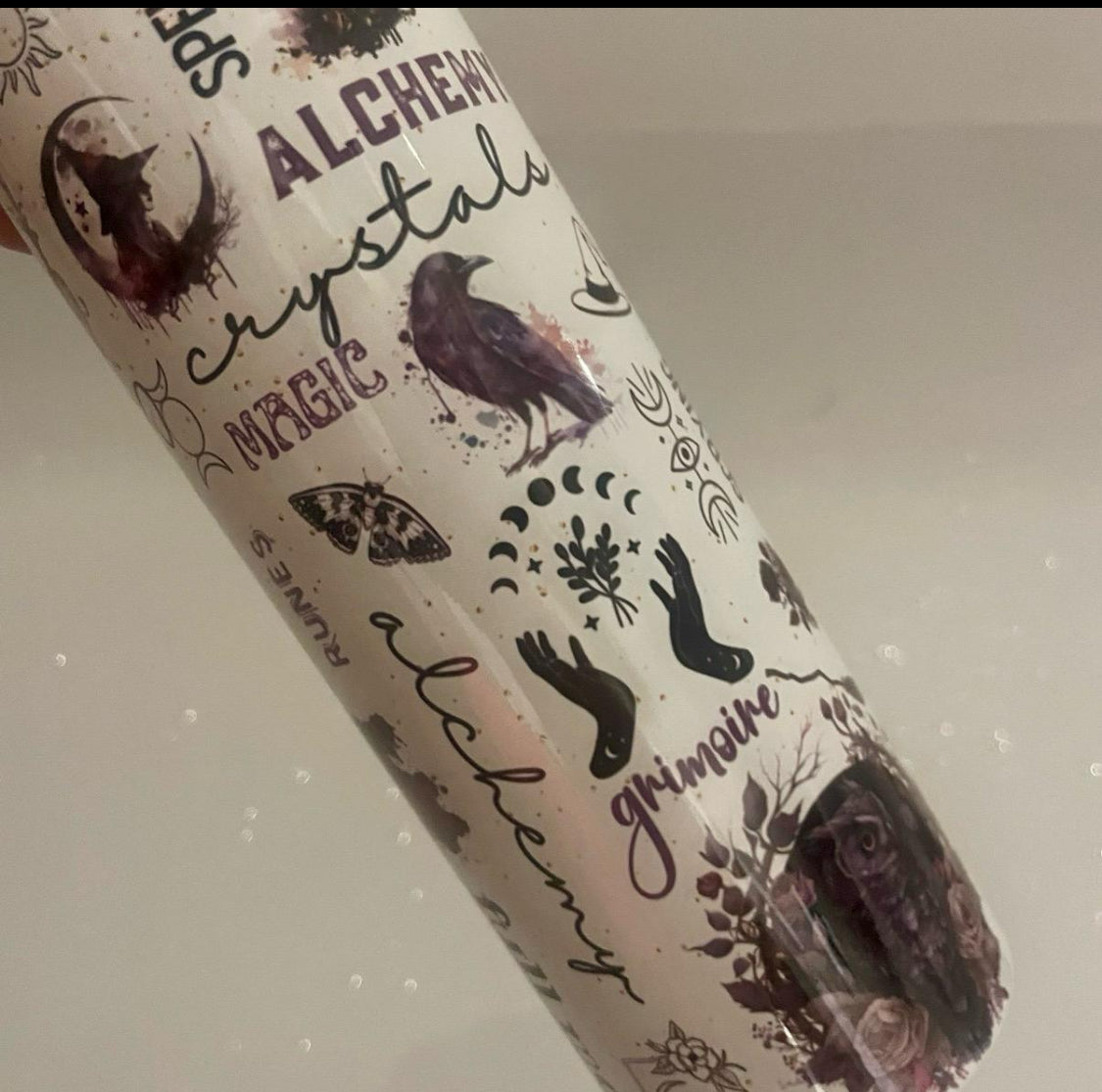 20oz straight tumbler; witch gift