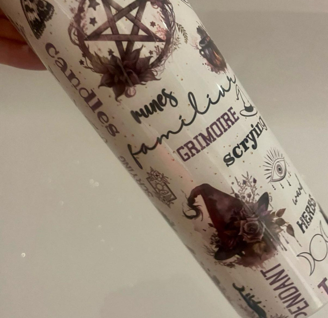 20oz straight tumbler; witch gift