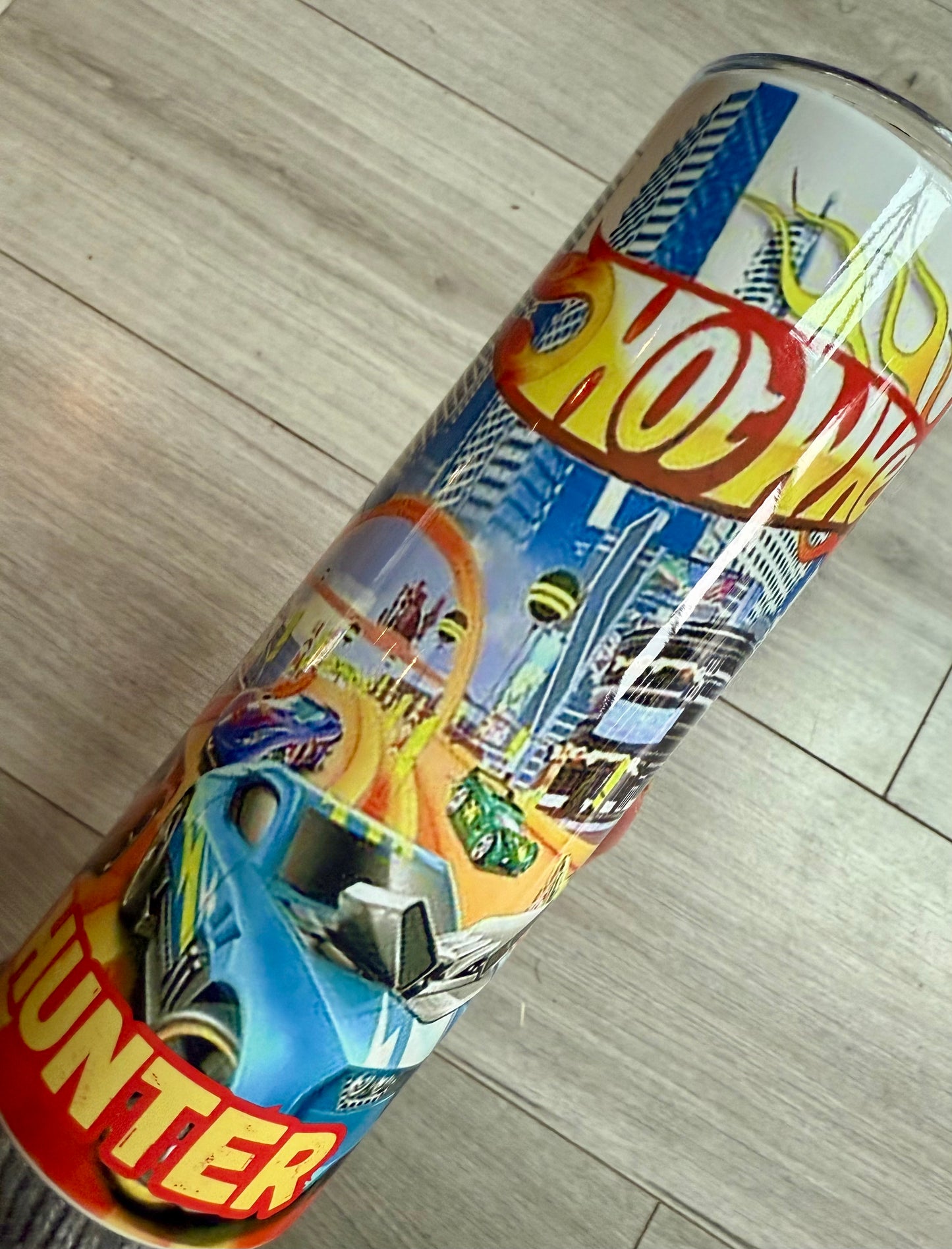 Cars, personalised 20oz tumbler for hot or cold drinks