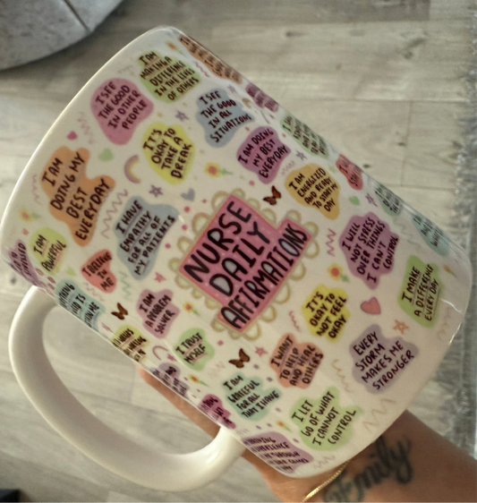 Nurse affirmations mug