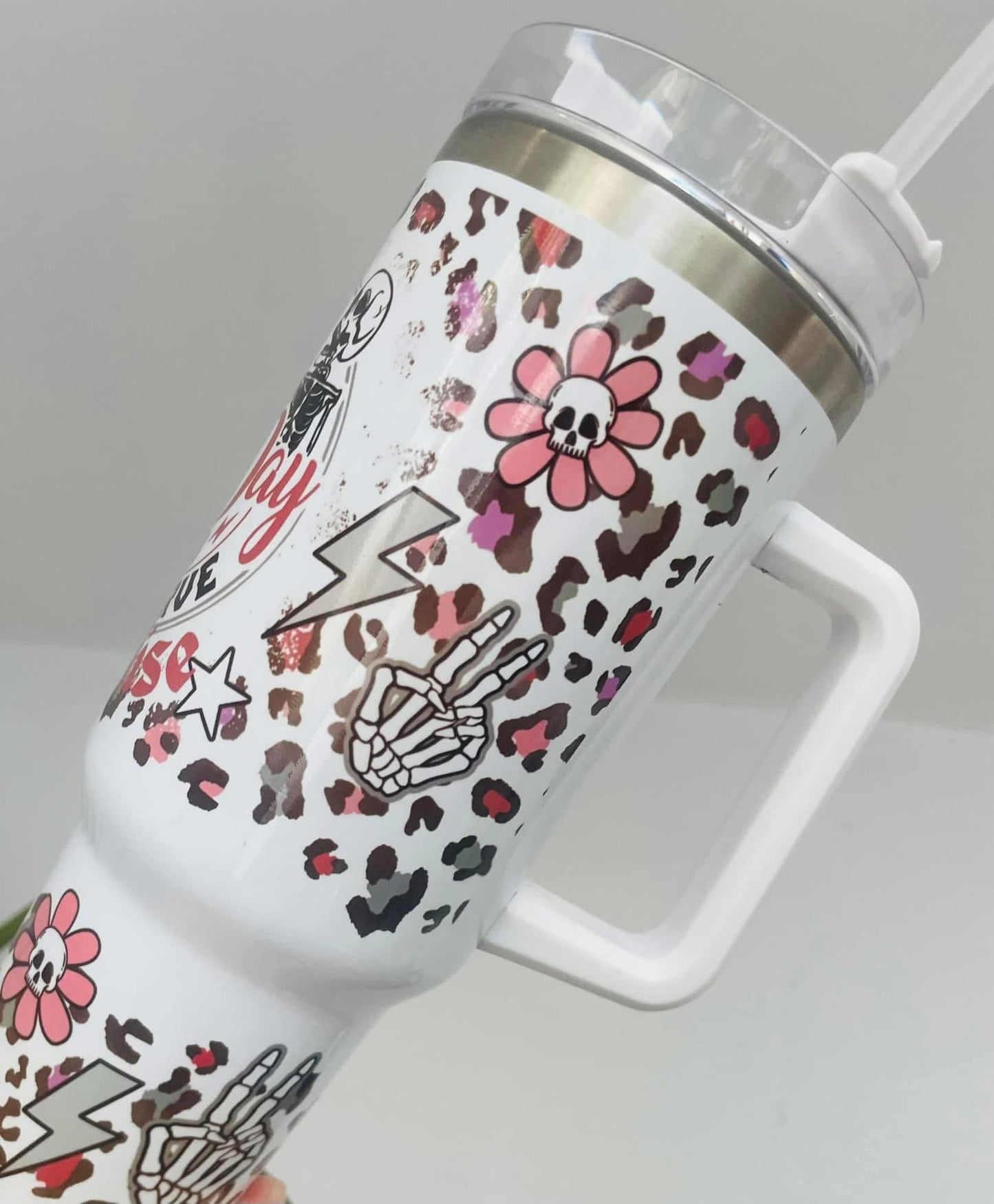 40oz tumbler 'Have the day you deserve, personalised