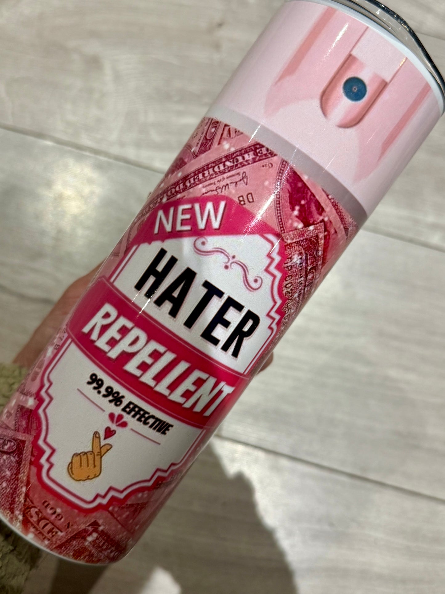 Hater repellent 20oz tumbler for hot or cold drinks, Clearance