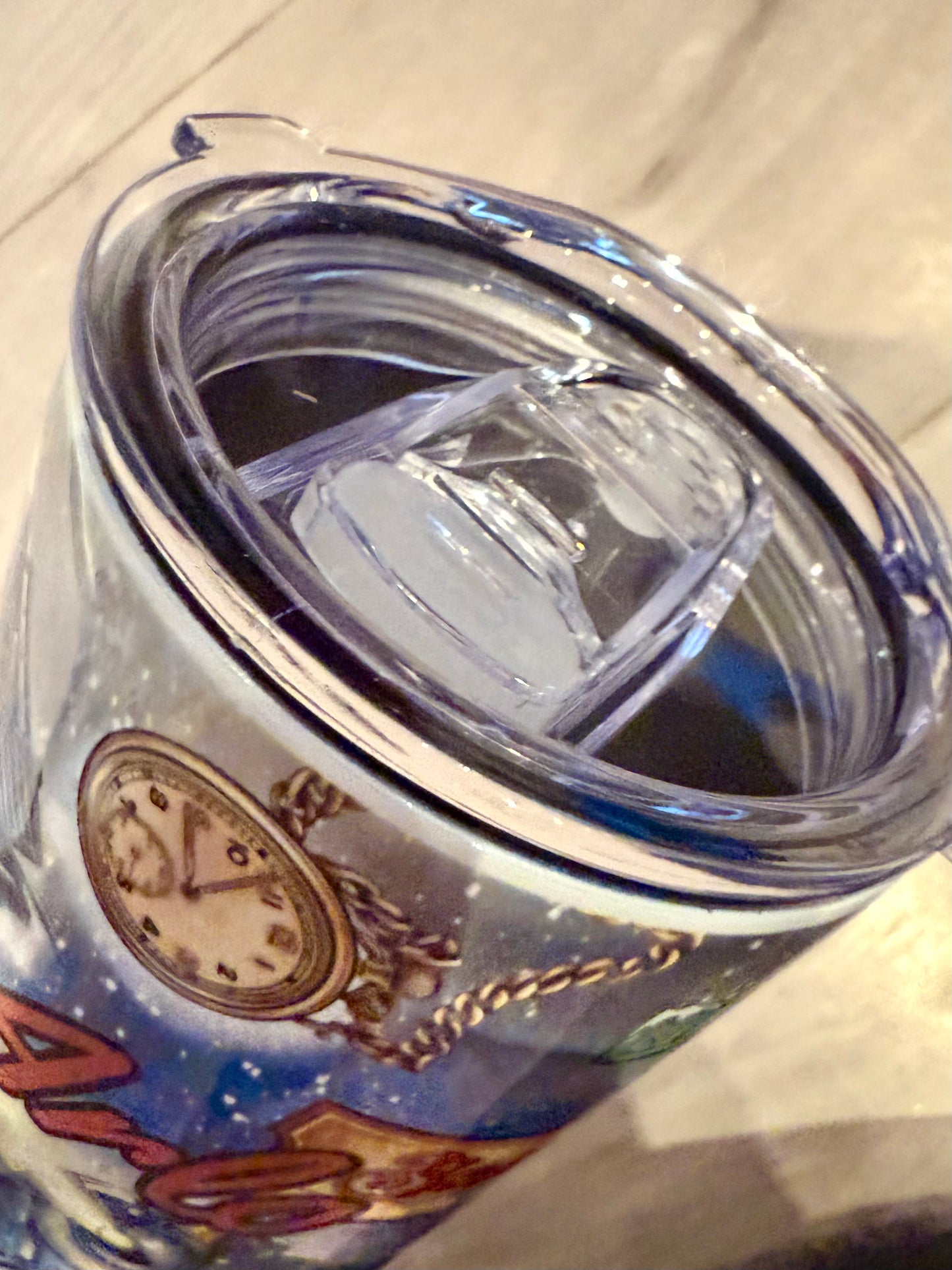 Christmas train sippy Cup/Mini tumbler