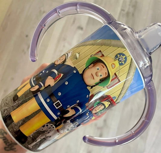 Fireman sippy cup/mini tumbler