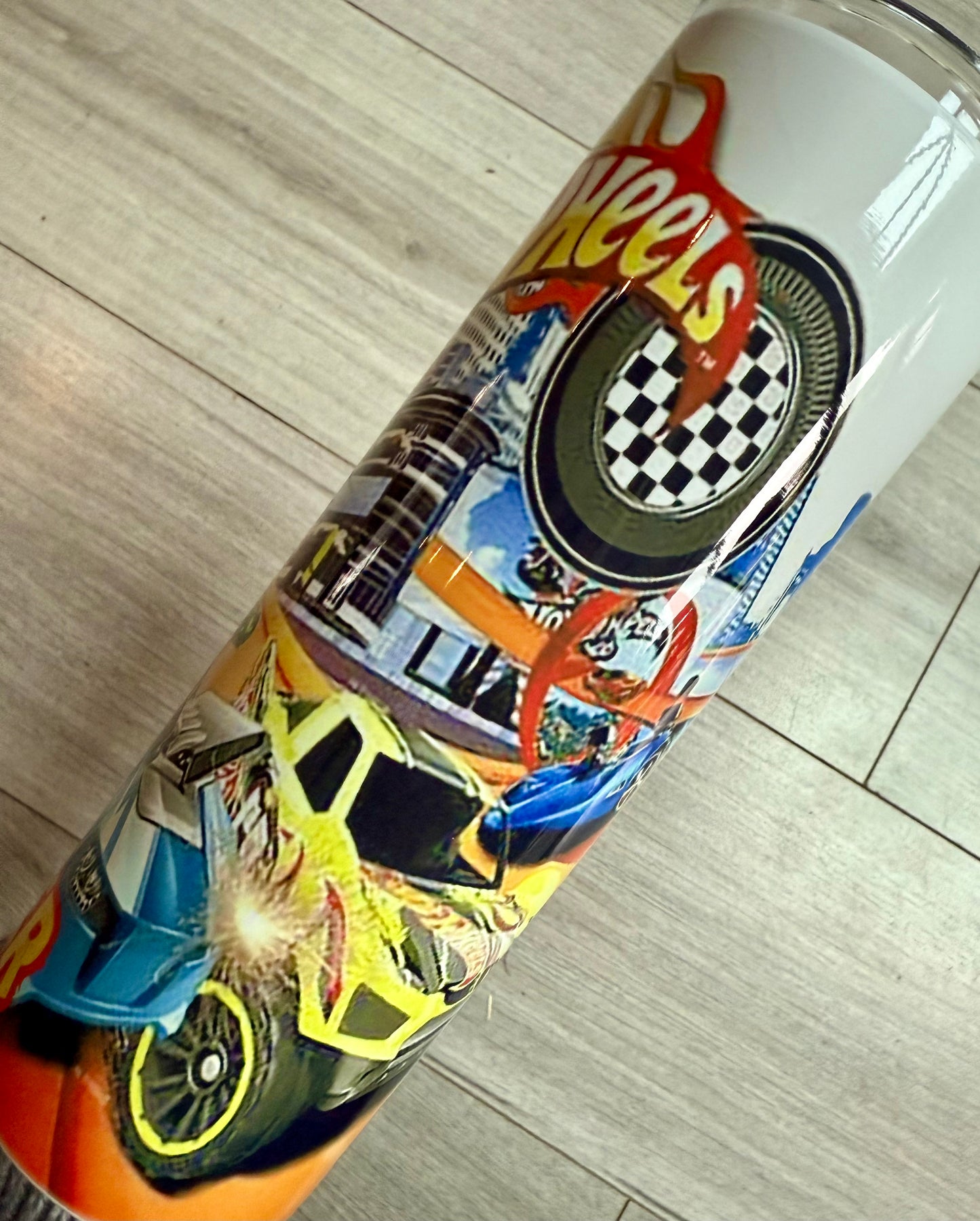 Cars, personalised 20oz tumbler for hot or cold drinks