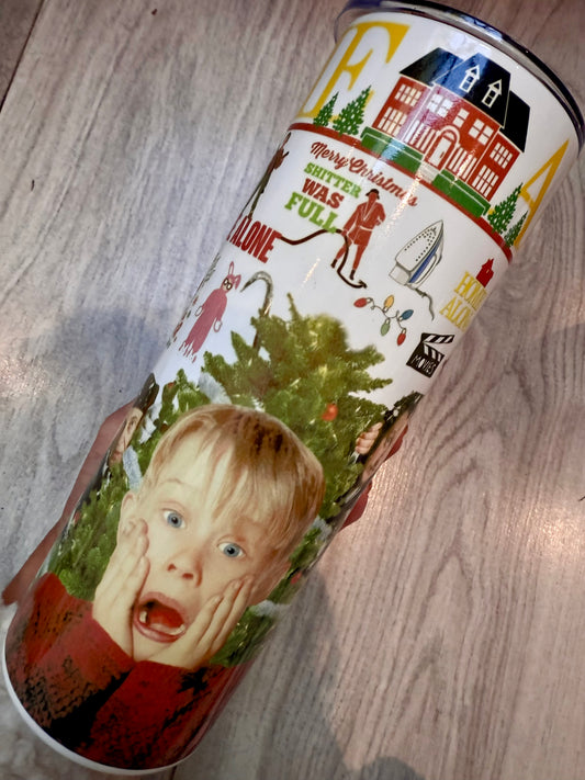 Christmas 20oz tumbler straight