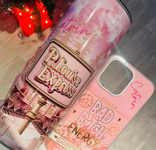 Phone case and tumbler gift box set ANY THEME