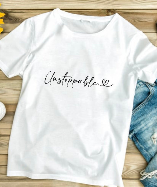 Unstoppable adult t-shirt
