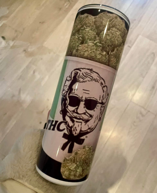 420 20oz tumbler with lid and straw straight