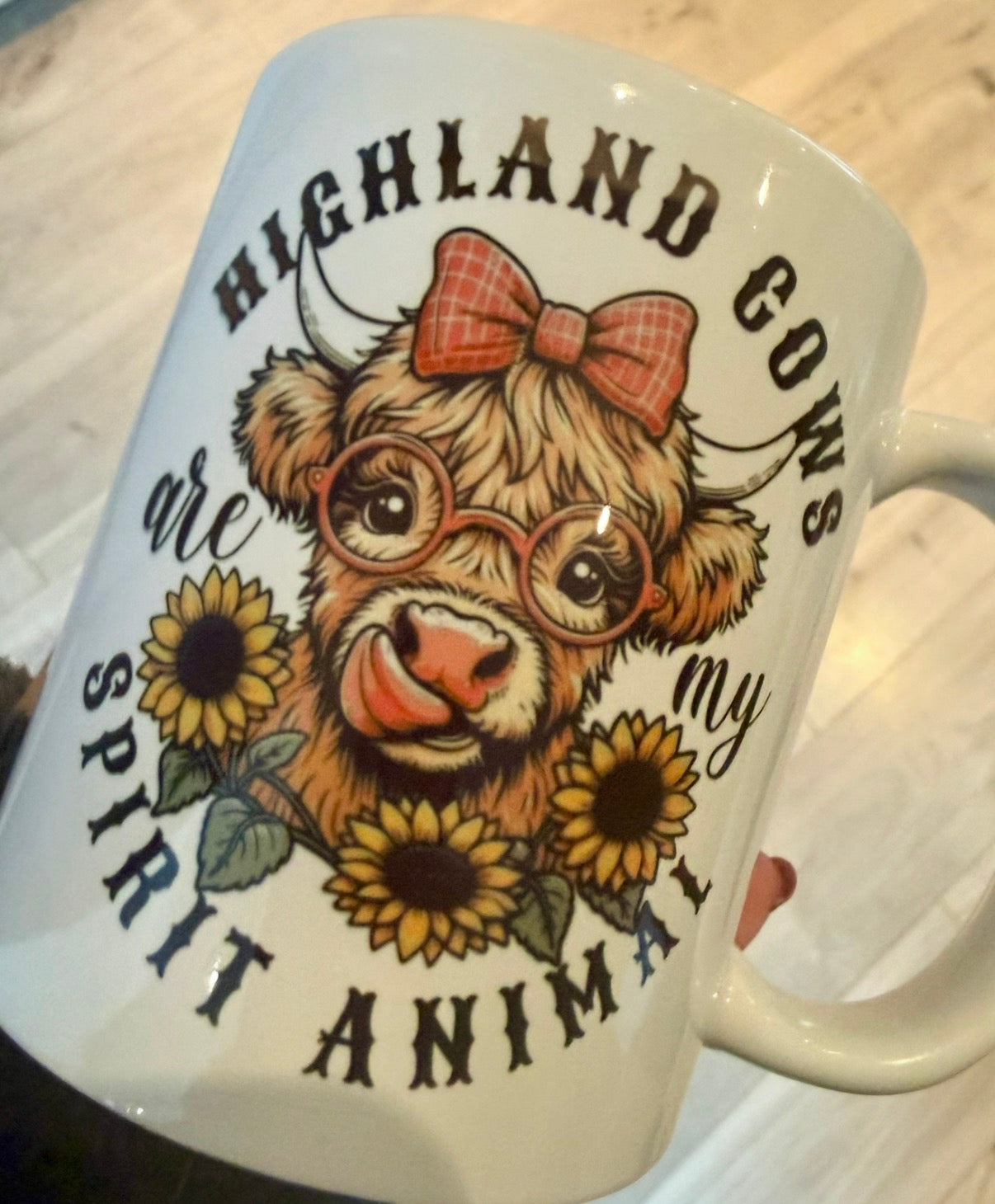 Highland cows are my spirit animal 11oz mug