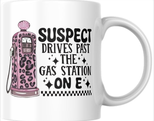 Suspect drives 11oz mug