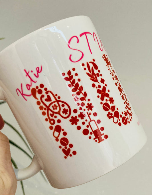 Student nurse personalised 11oz mug