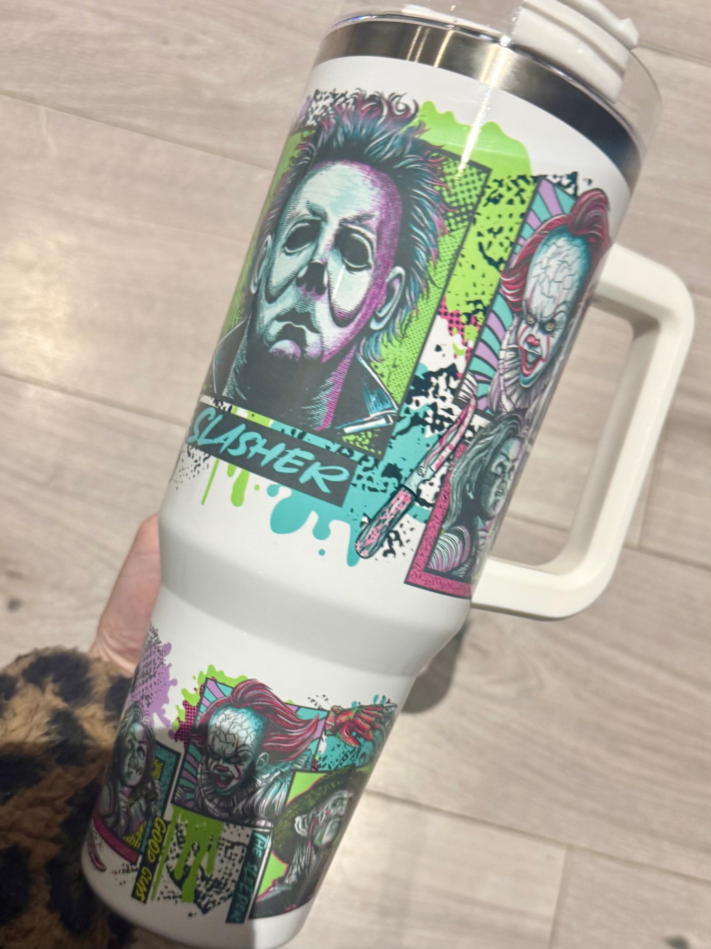40oz horror guys stainless steel tumbler