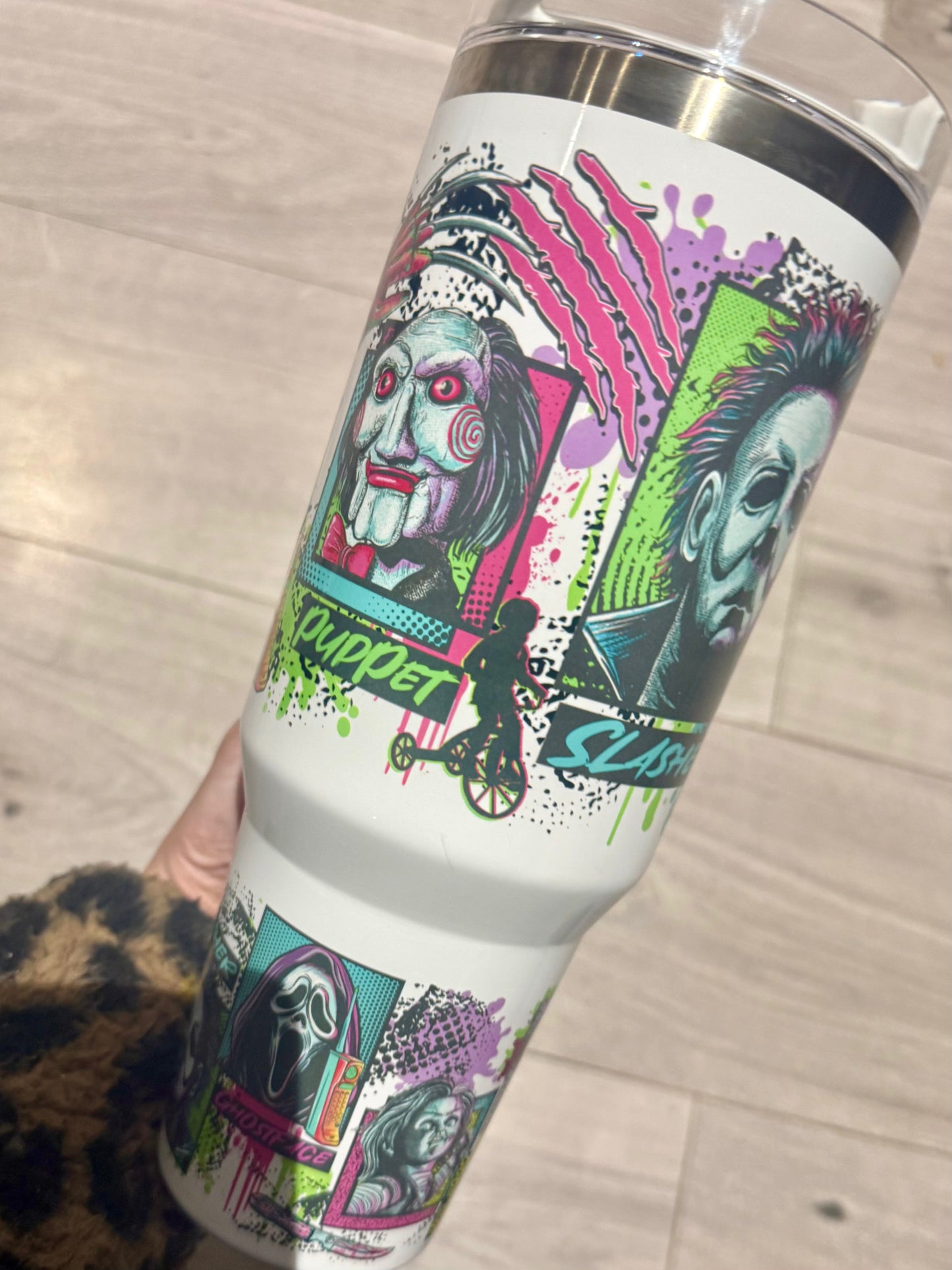 40oz horror guys stainless steel tumbler