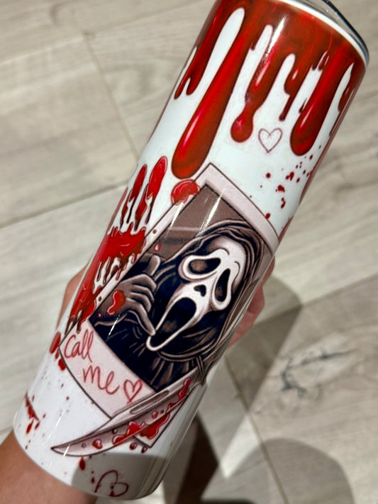 Halloween tumbler 20oz straight