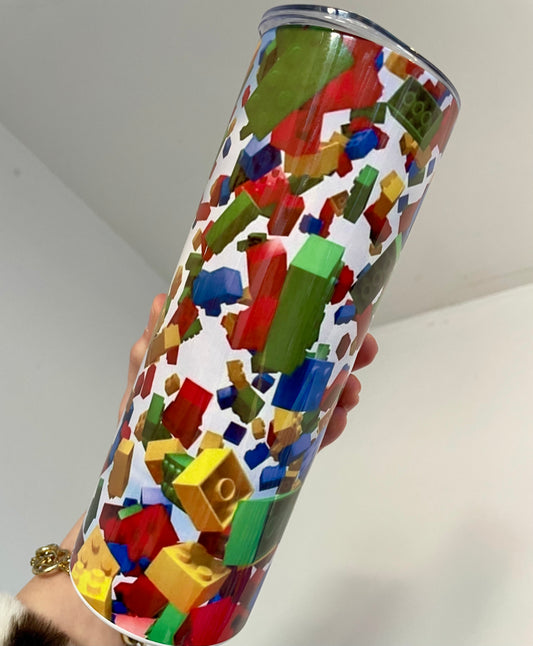 Blocks 20oz tumbler, straight children’s