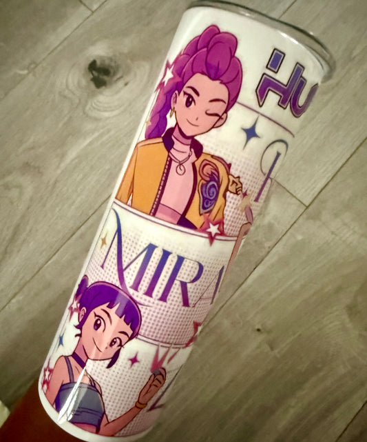 Girls demon 20oz tumbler straight