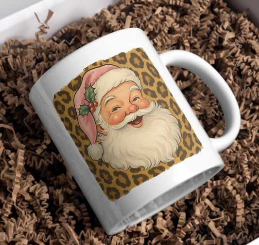 Santa christmas mug, personalised