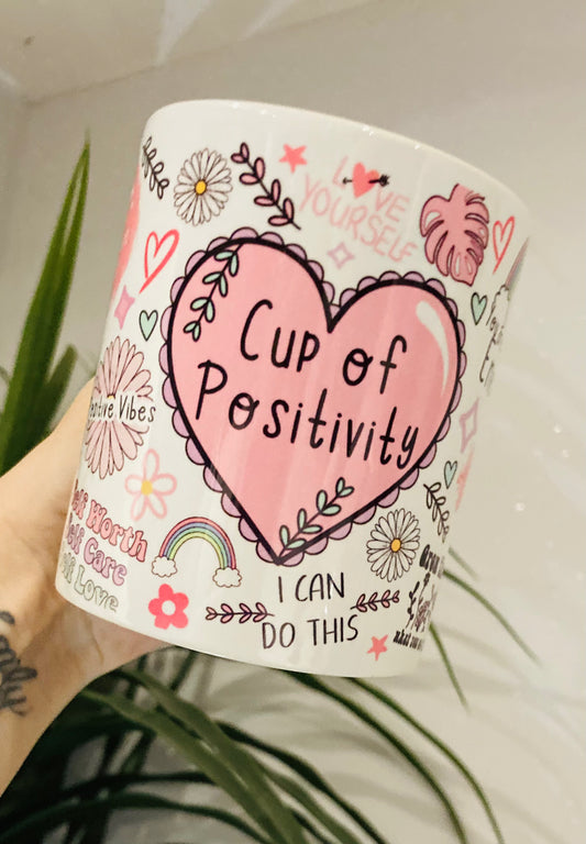 Cup of positivity 11oz mug-self love-Positive vibes-✌️