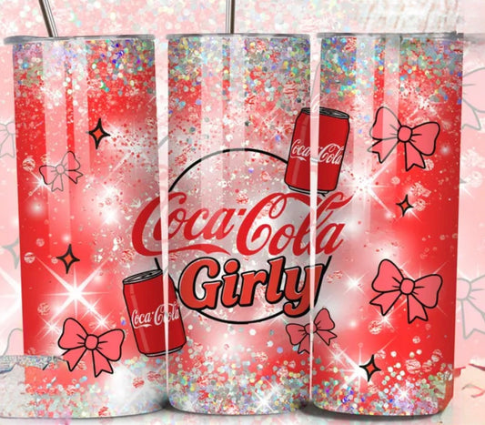20oz straight tumbler; cola