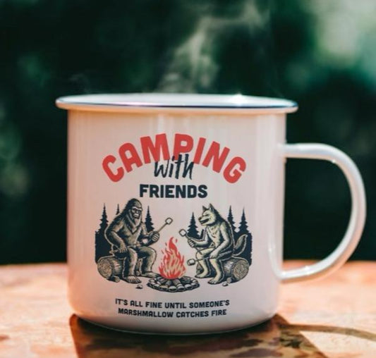 Camping metal mug