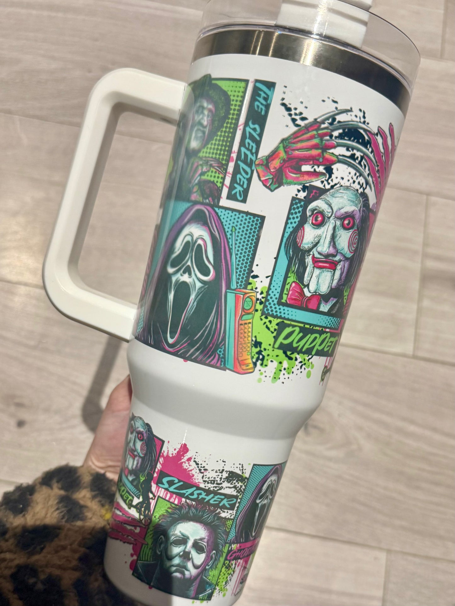 40oz horror guys stainless steel tumbler