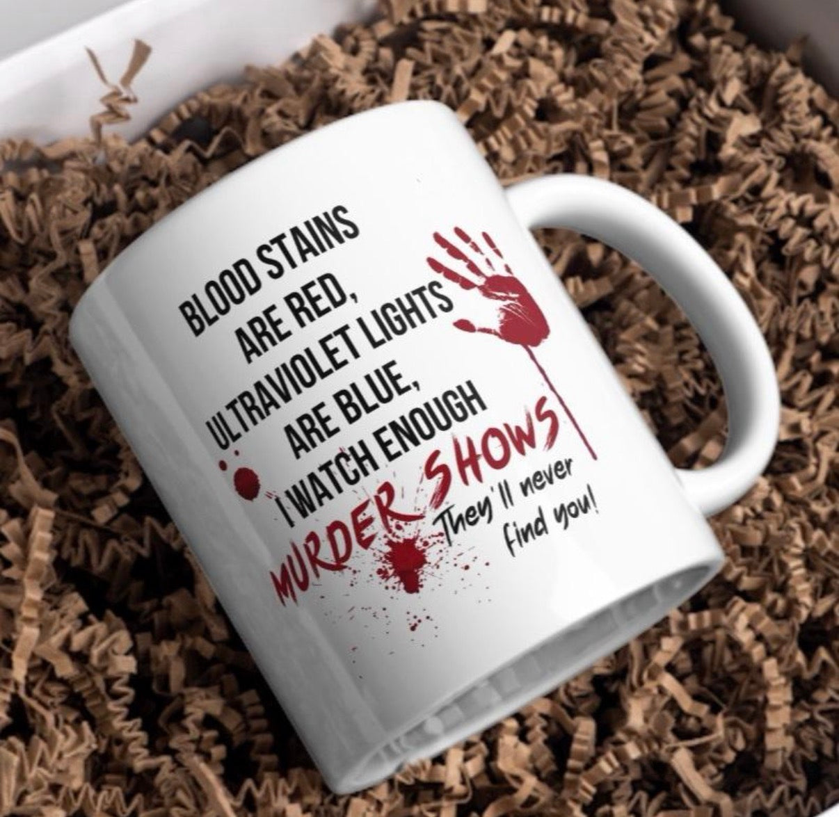 True crime 11oz mug