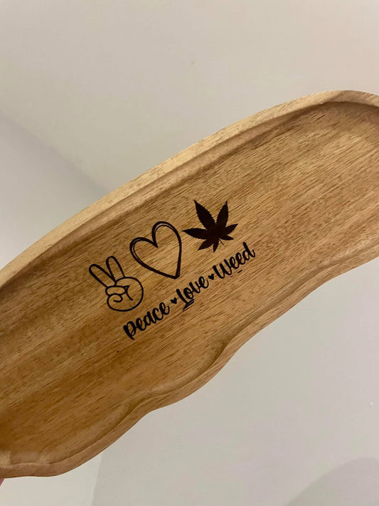 Peace & Love small tray home accessories