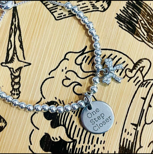 'One step closer’ adjustable bracelet, jewelry